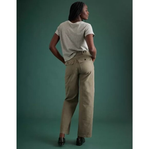 NWT American Eagle AE77 Premium Utility Pants in Olive - Picture 3 of 7